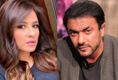 زواج الفنانة ياسمين عبدالعزيز من الفنان احمد العوضي رسميا